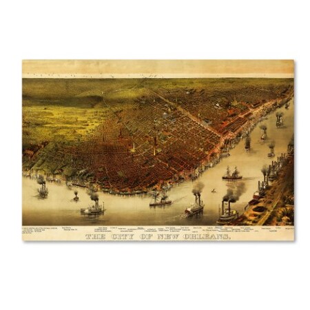 Trademark Fine Art Lantern Press 'Travel Poster 18' Canvas Art, 12x19 ALI8420-C1219GG